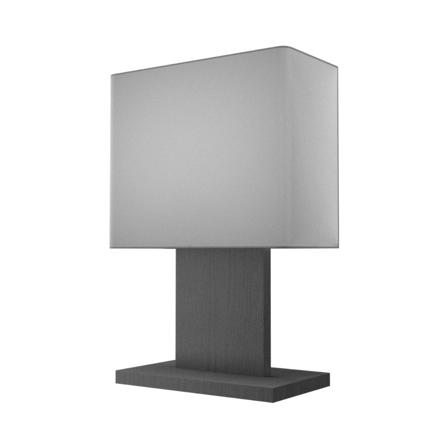 Clean 1024 Table Lamp in Organic Lead Grey.