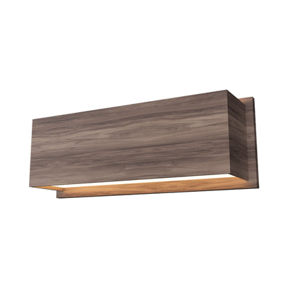 Clean 404 Wall Light in American Walnut.