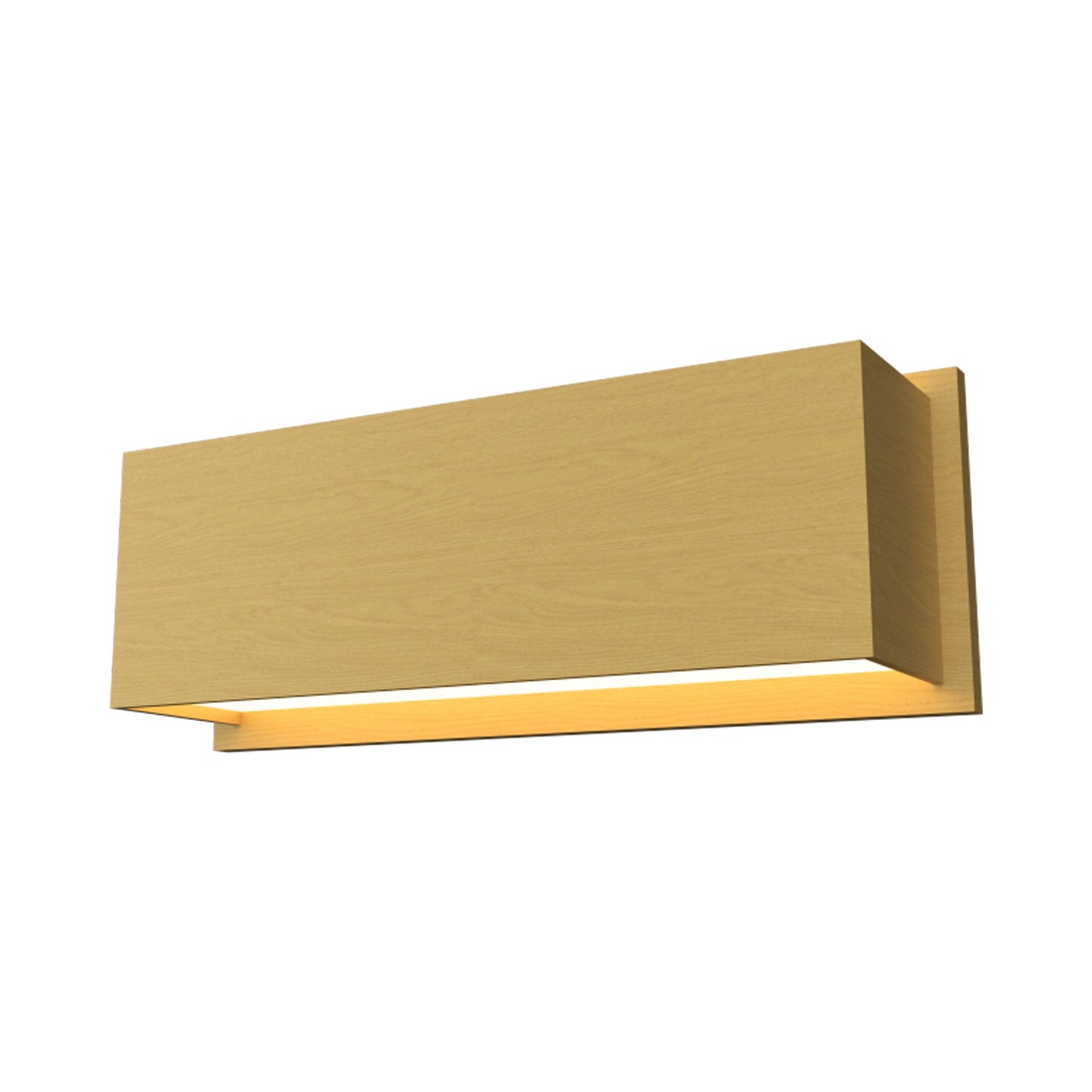 Clean 404 Wall Light in Organic Gold.