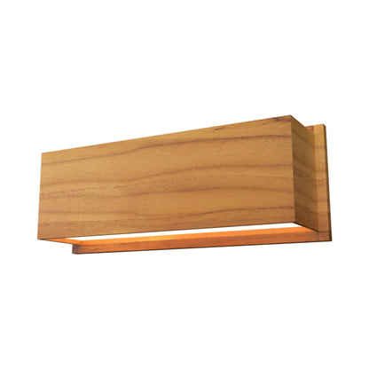 Clean 404 Wall Light in Teak.