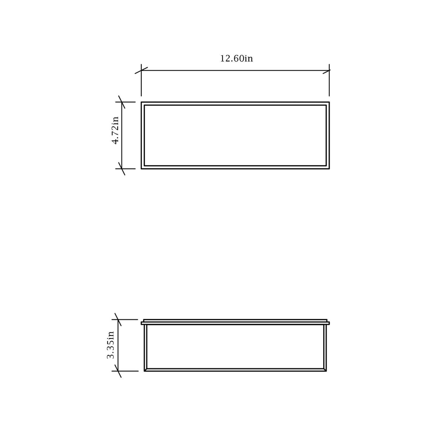 Clean 404 Wall Light - line drawing.
