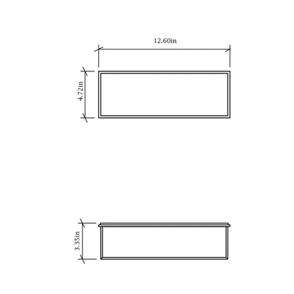 Clean 404 Wall Light - line drawing.