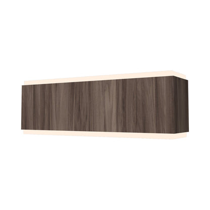Clean 407 Wall Light in American Walnut.