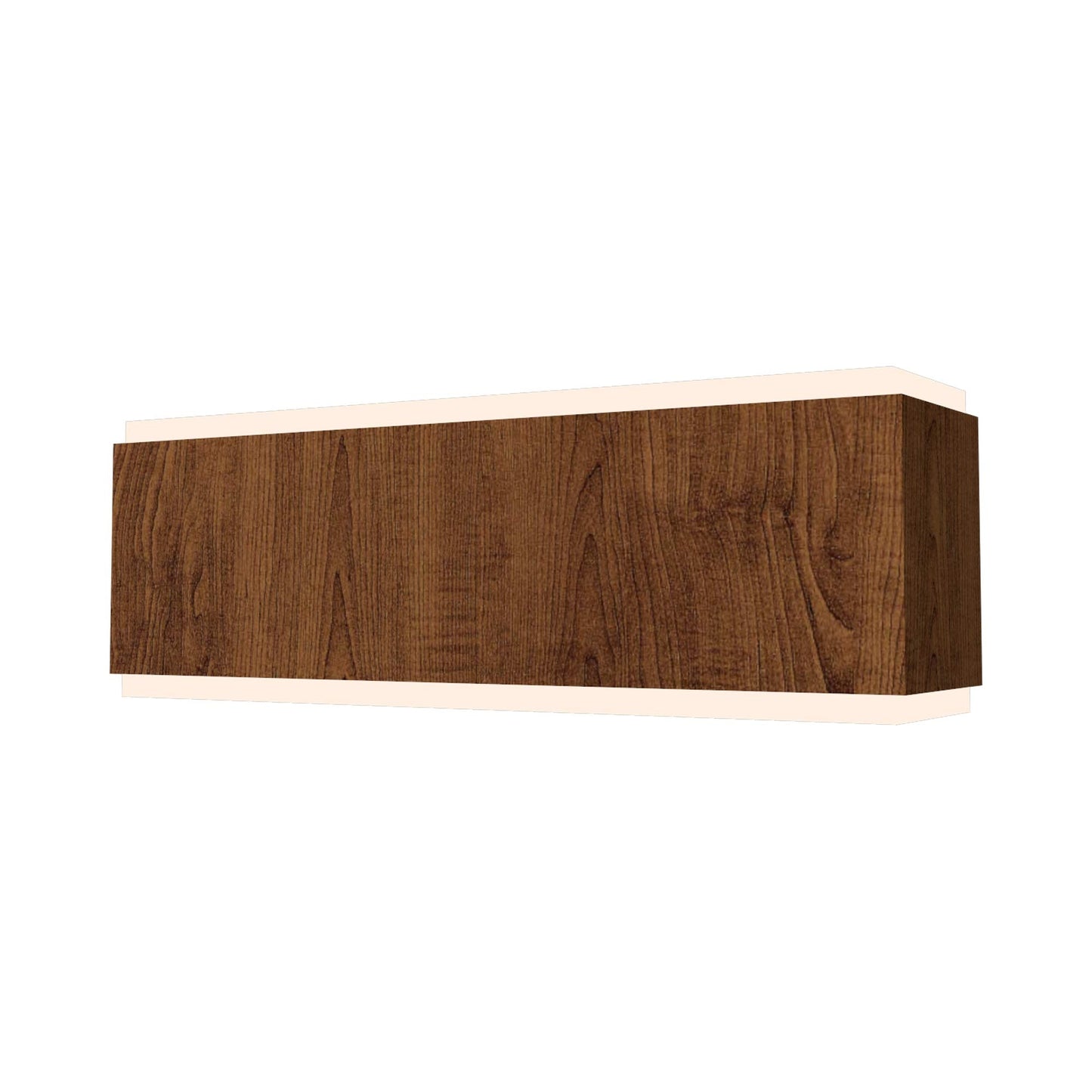 Clean 407 Wall Light in Imbuia.