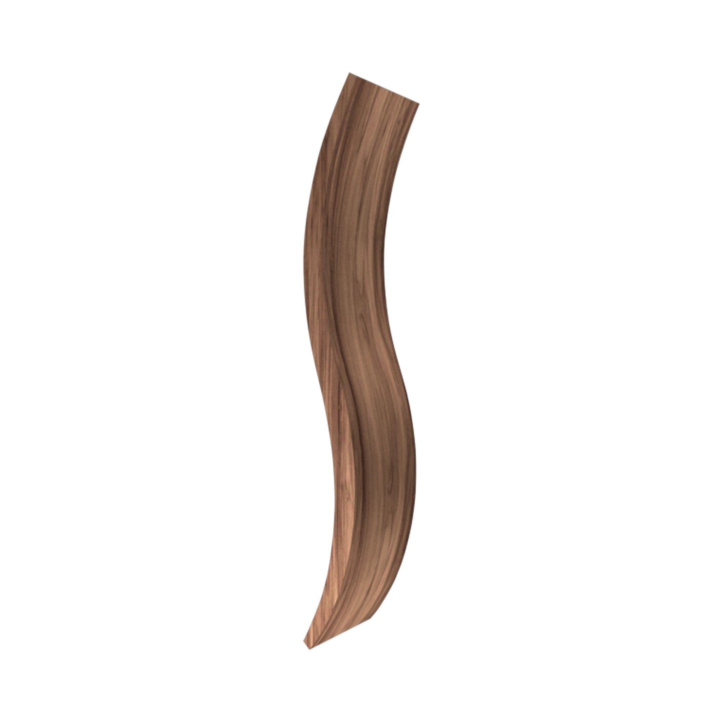 Clean 4072 LED Wall Light in American Walnut.