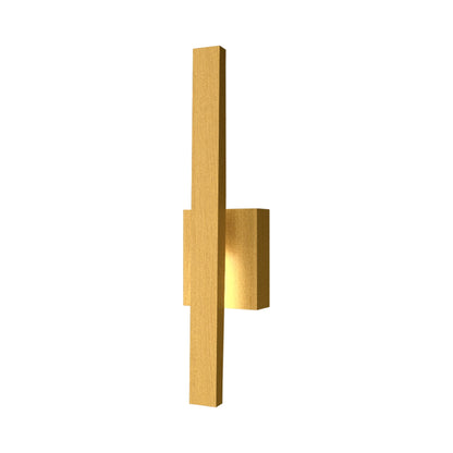 Clean 4131 LED Wall Light in Organic Gold.