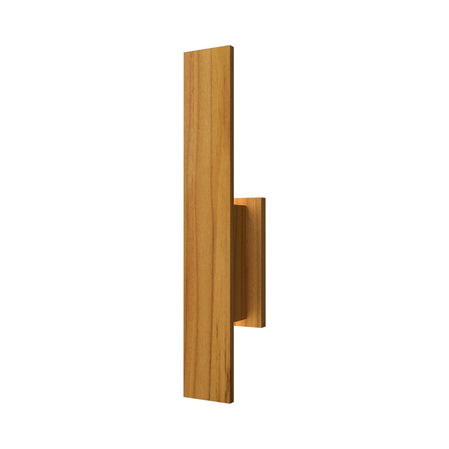 Clean 4132 LED Wall Light in Teak.