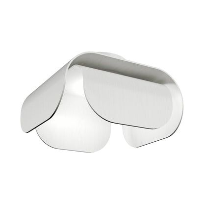 Clean Flush Mount Ceiling Light in Organic White.