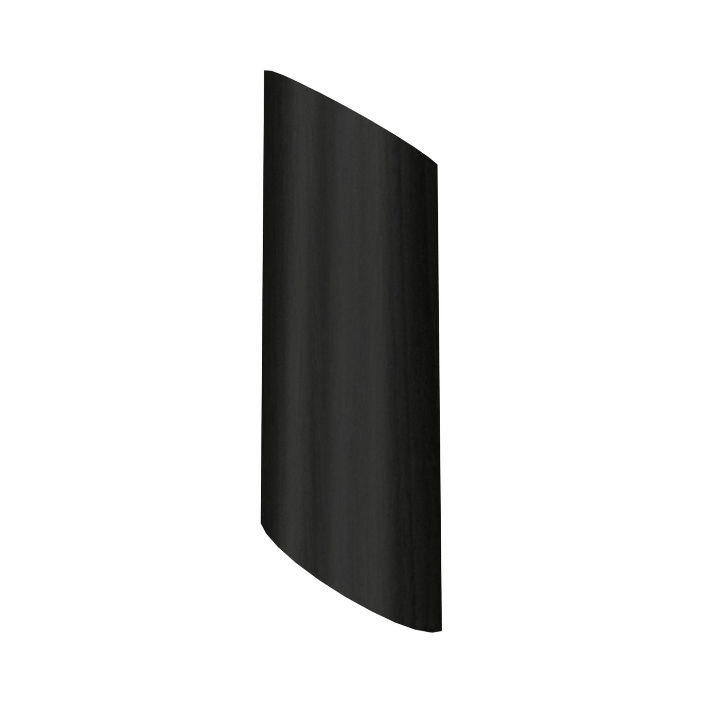 Clean Half Moon Wall Light in Charcoal.