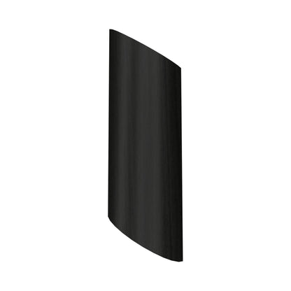 Clean Half Moon Wall Light in Charcoal.