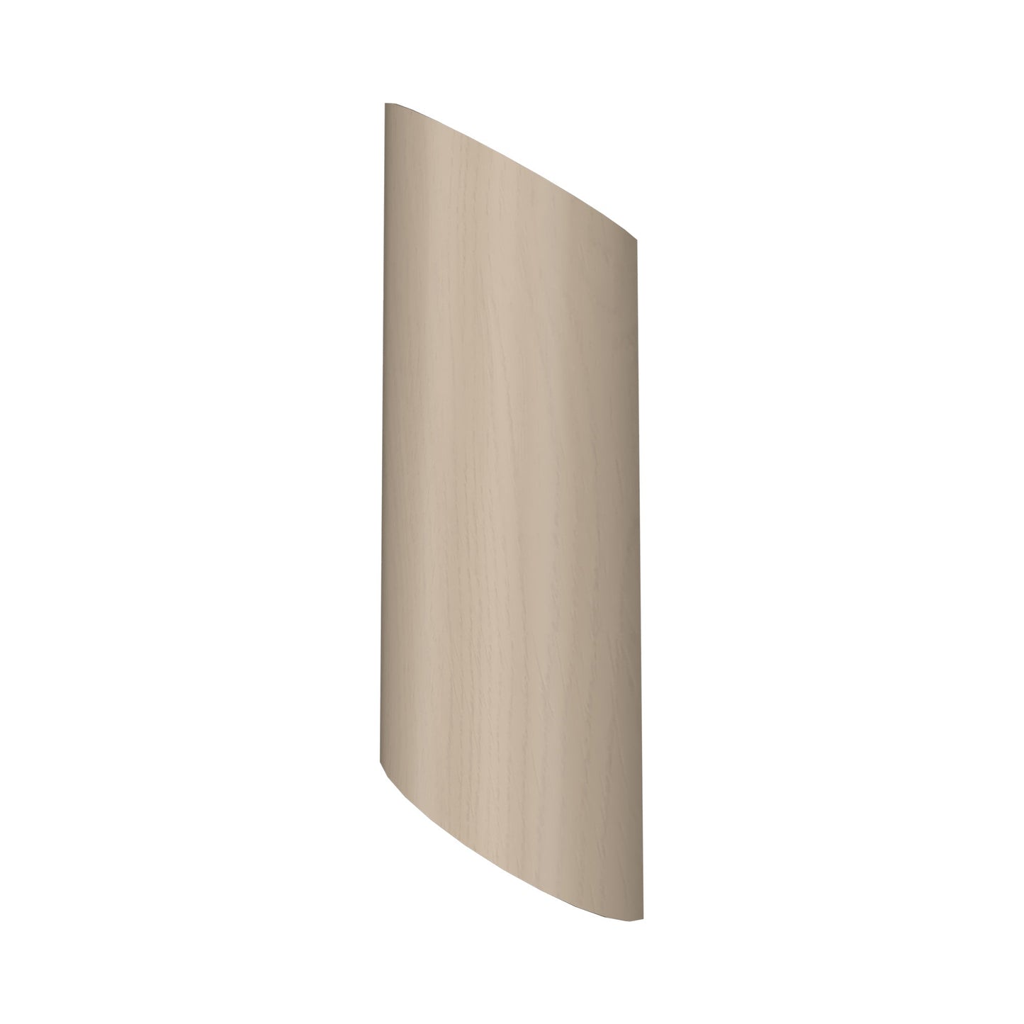 Clean Half Moon Wall Light in Organic Cappuccino.