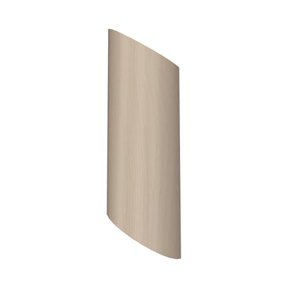Clean Half Moon Wall Light in Organic Cappuccino.
