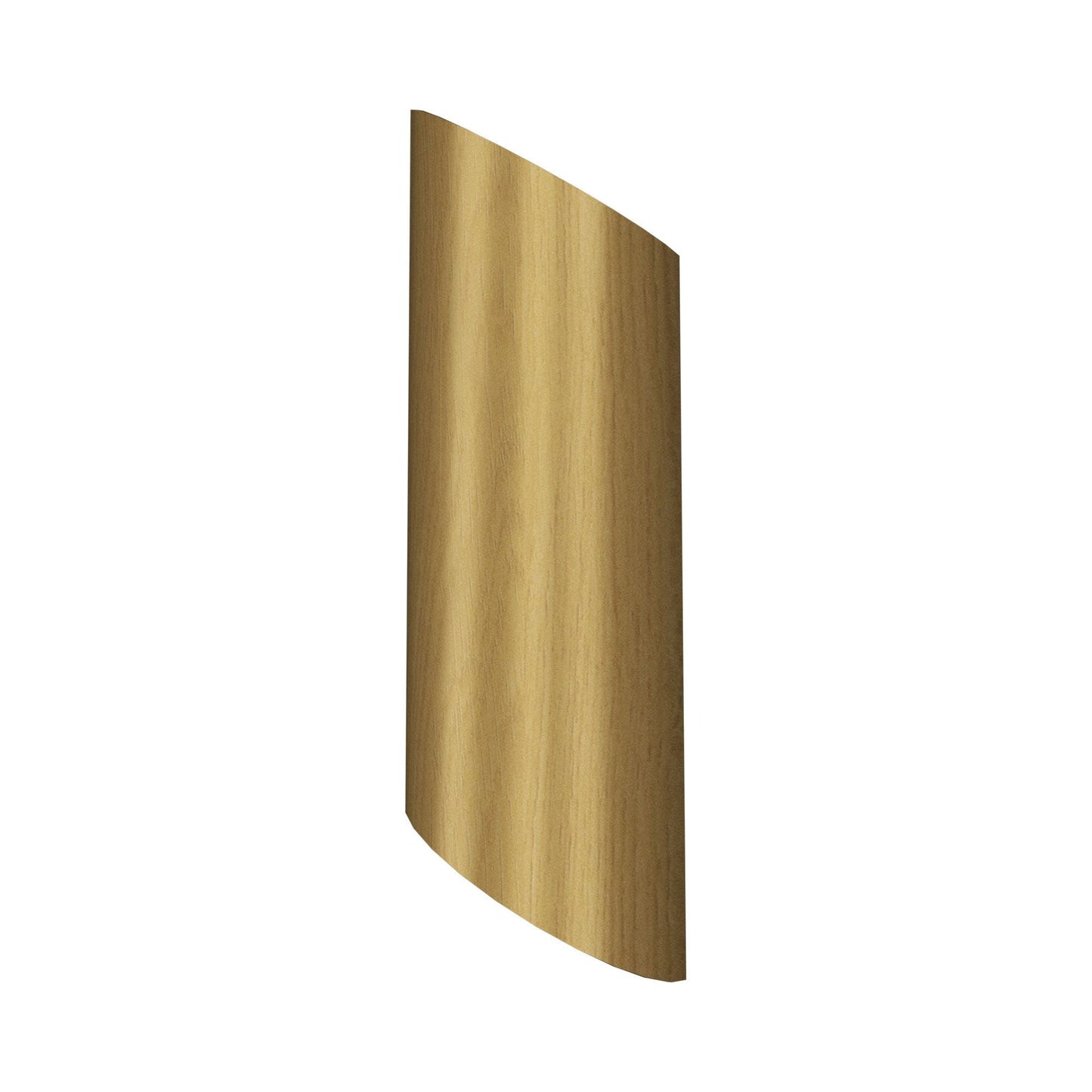 Clean Half Moon Wall Light in Organic Gold.