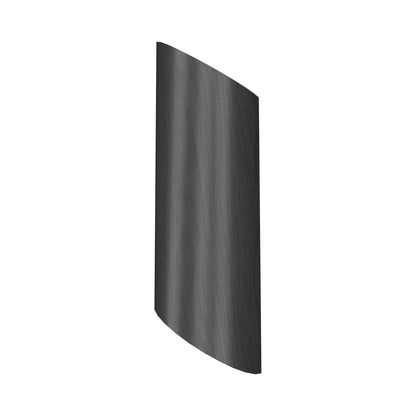 Clean Half Moon Wall Light in Organic Lead Grey.