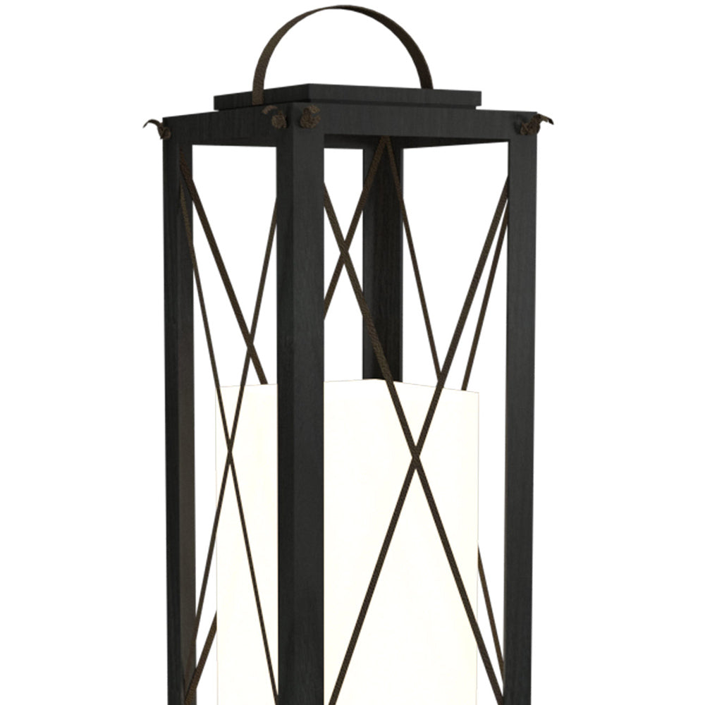 Clean Lantern Floor Lamp in Detail.