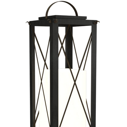 Clean Lantern Floor Lamp in Detail.