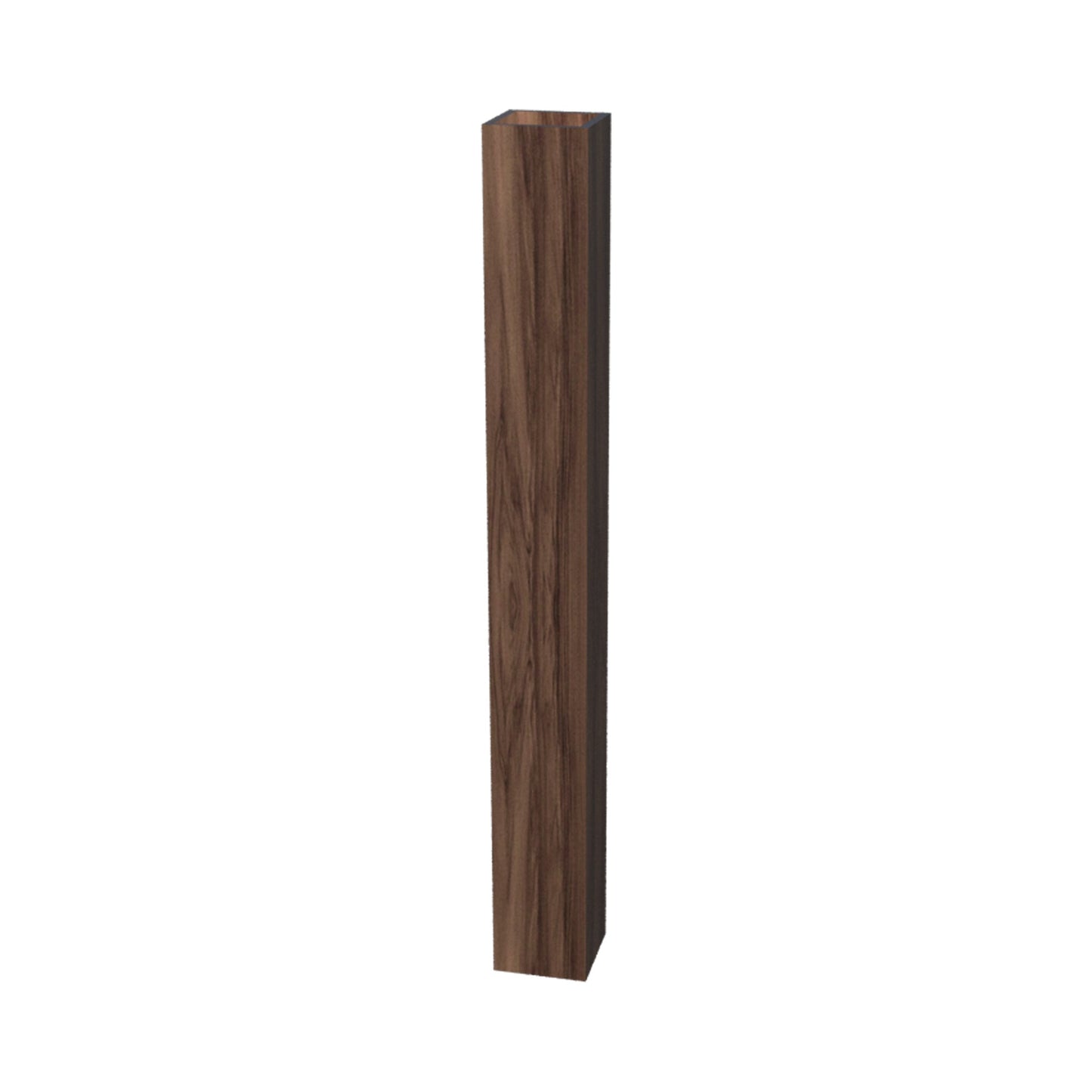 Clean LED Wall Light in American Walnut (15.75-Inch).