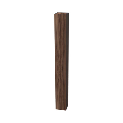 Clean LED Wall Light in American Walnut (15.75-Inch).