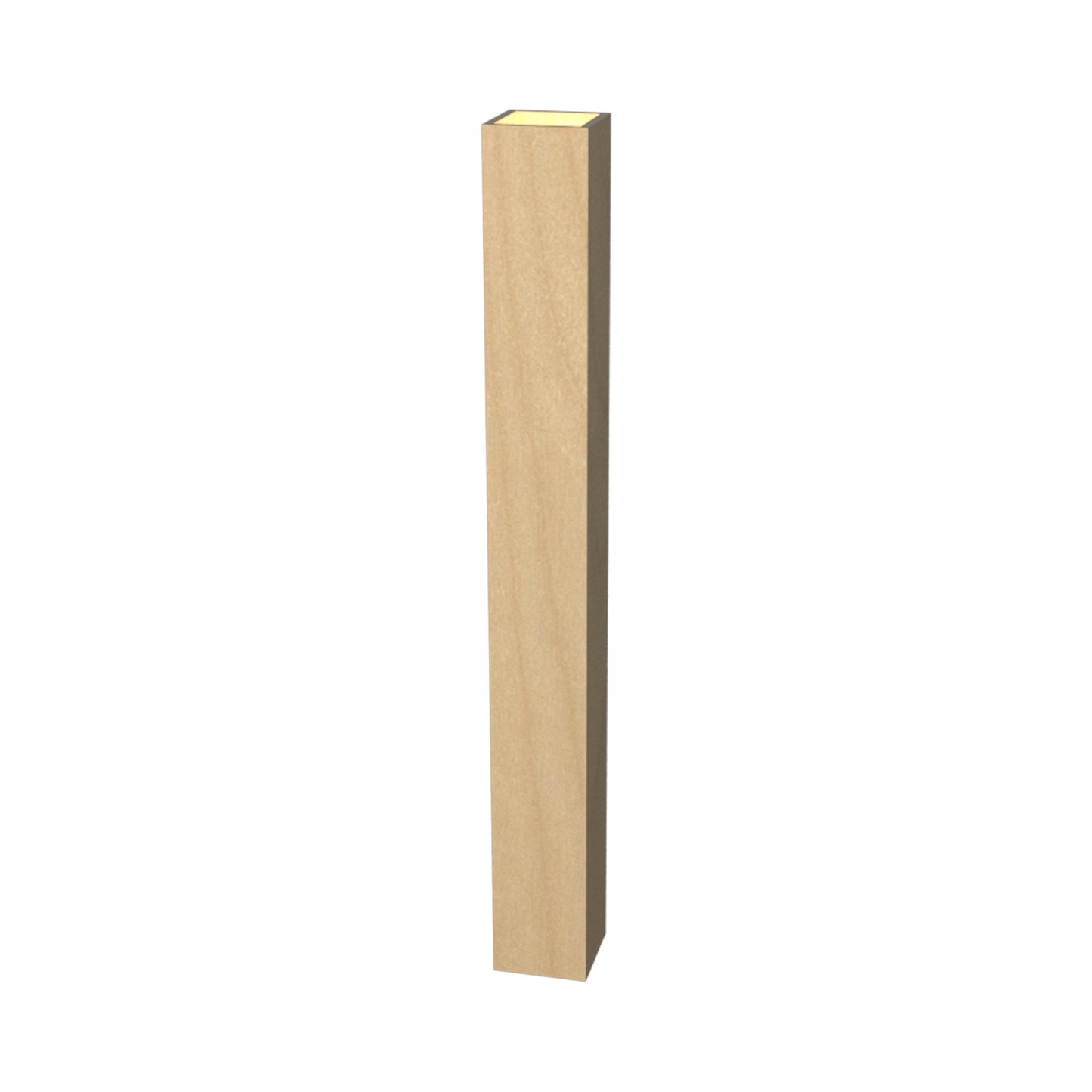 Clean LED Wall Light in Maple (15.75-Inch).