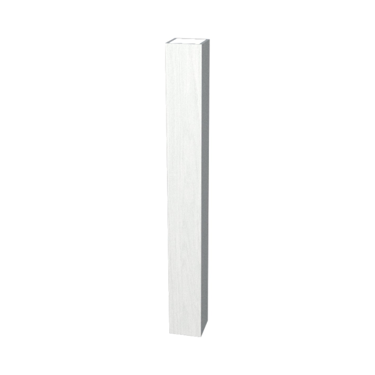 Clean LED Wall Light in Organic White (15.75-Inch).