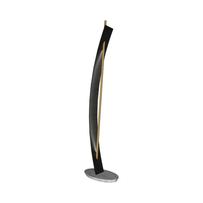 Clean Raft LED Floor Lamp in Charcoal.