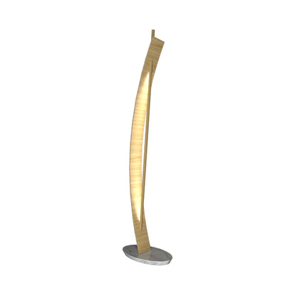 Clean Raft LED Floor Lamp in Sand.