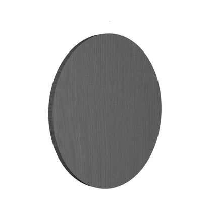 Clean Round LED Wall Light in Organic Lead Grey (9.84-Inch).