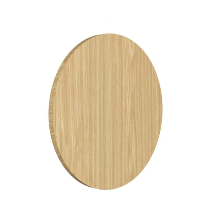 Clean Round LED Wall Light in Sand (9.84-Inch).