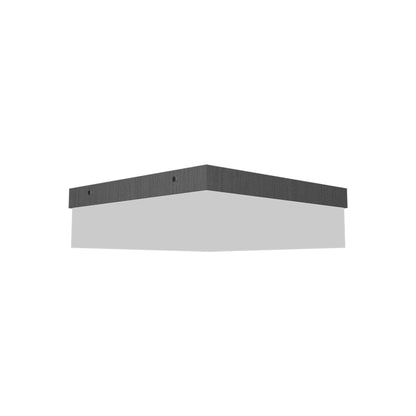 Clean Slim LED Flush Mount Ceiling Light in Organic Lead Grey (Small).