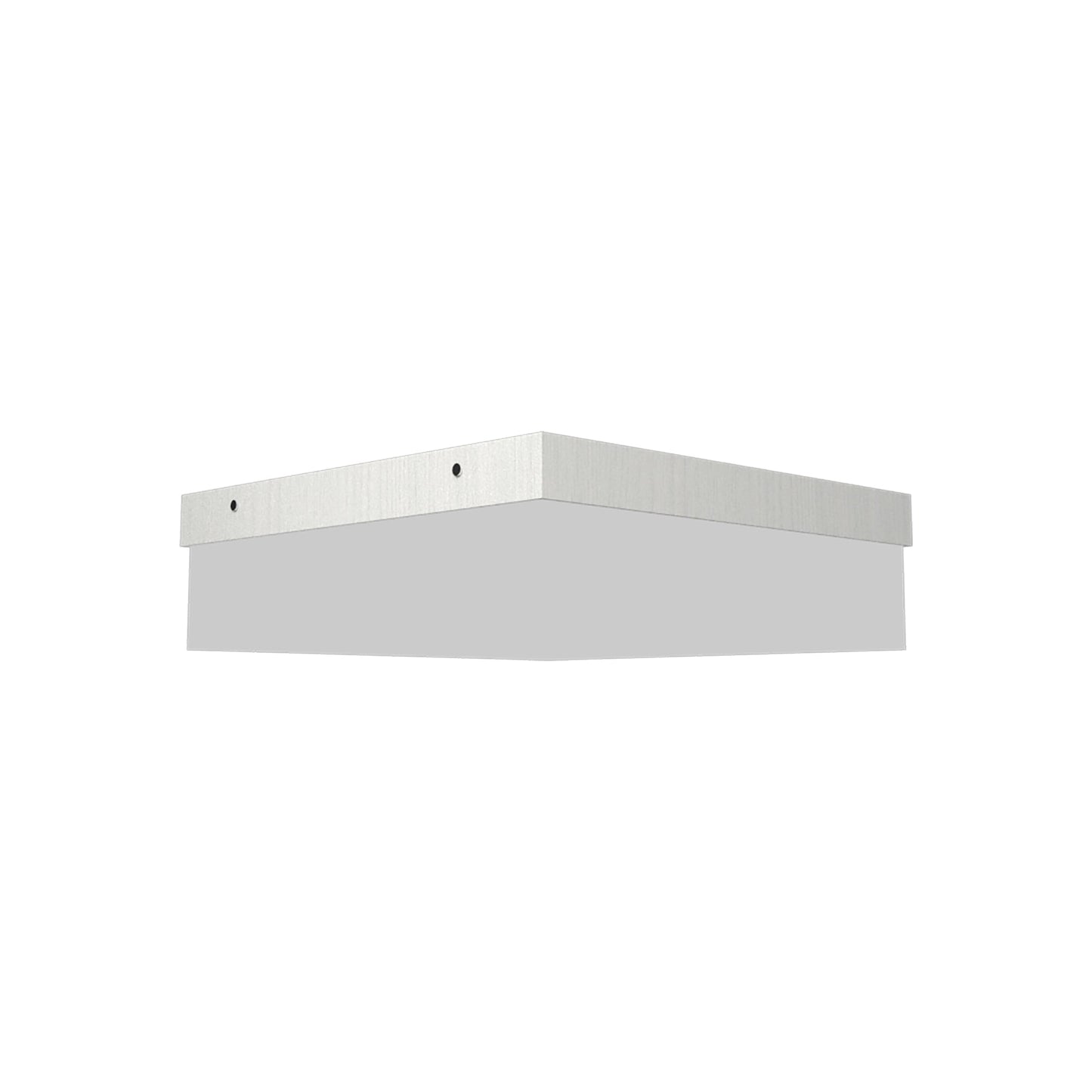 Clean Slim LED Flush Mount Ceiling Light in Organic White (Small).