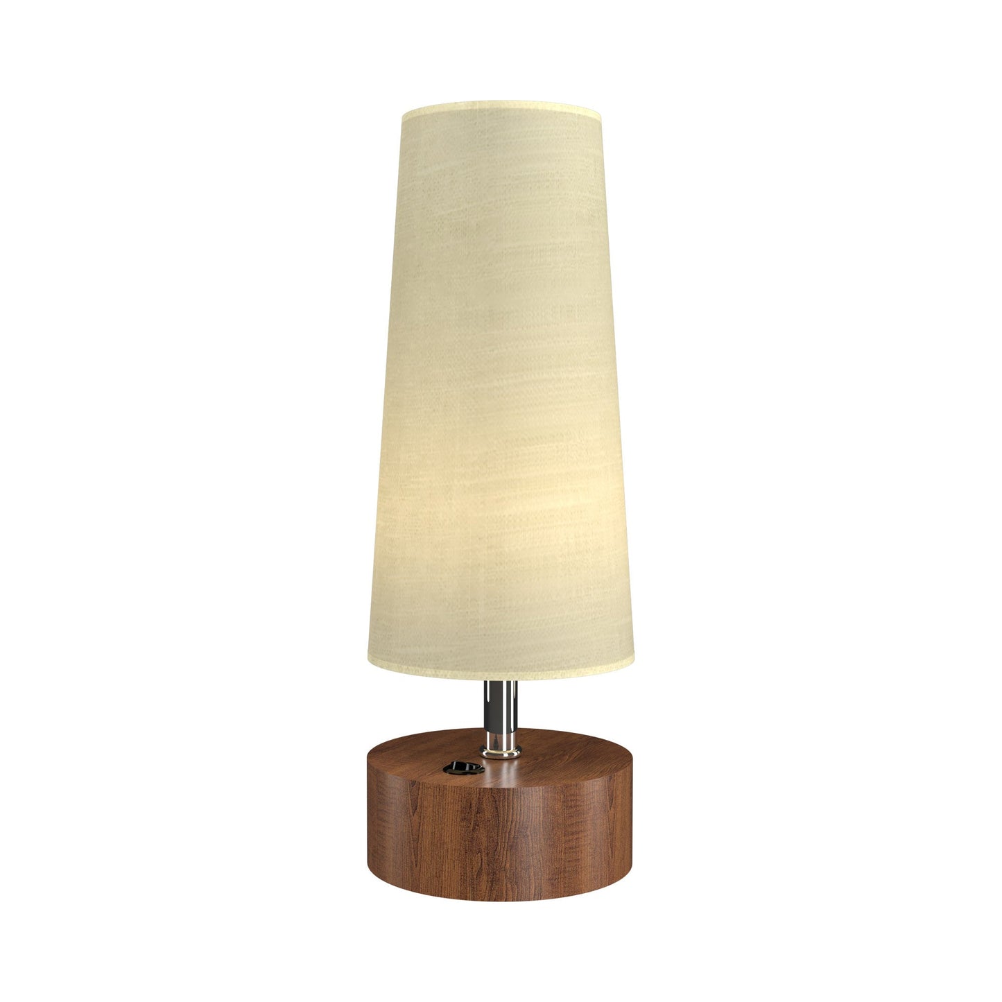 Clean Table Lamp in Imbuia.