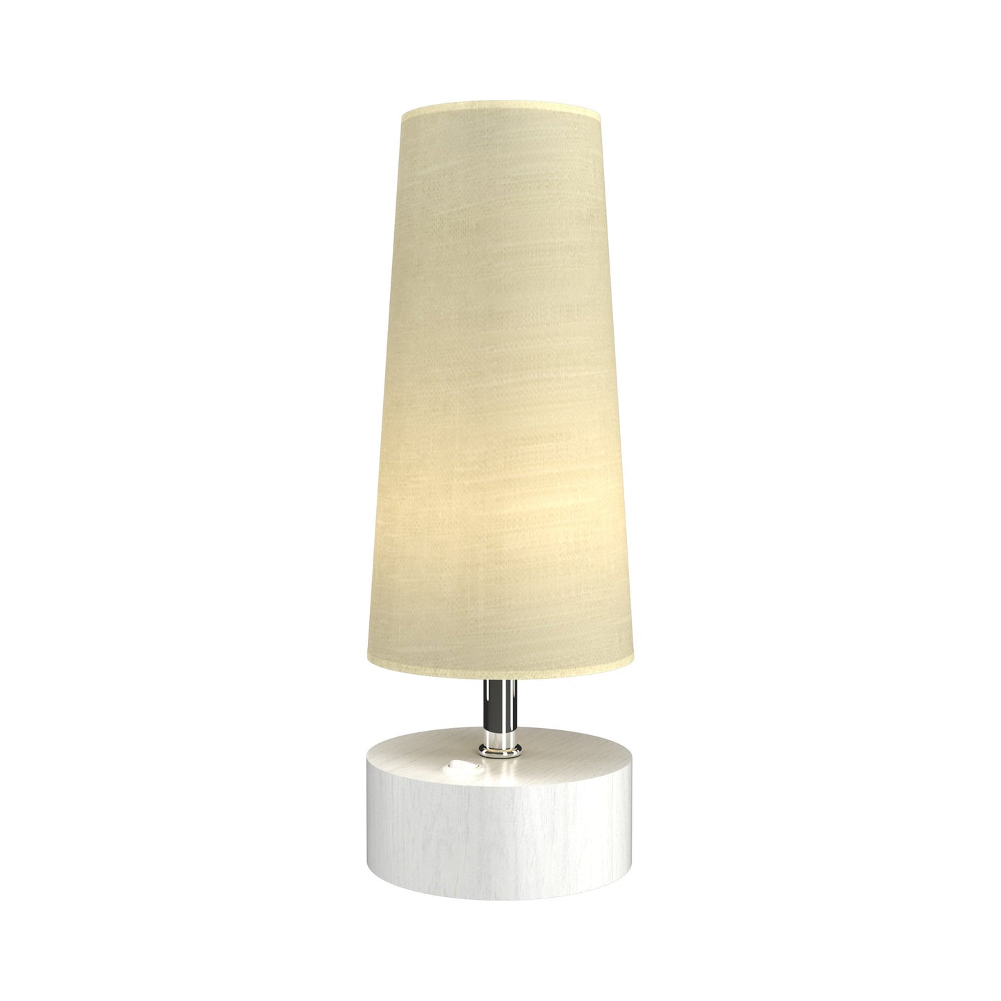 Clean Table Lamp in Organic White.