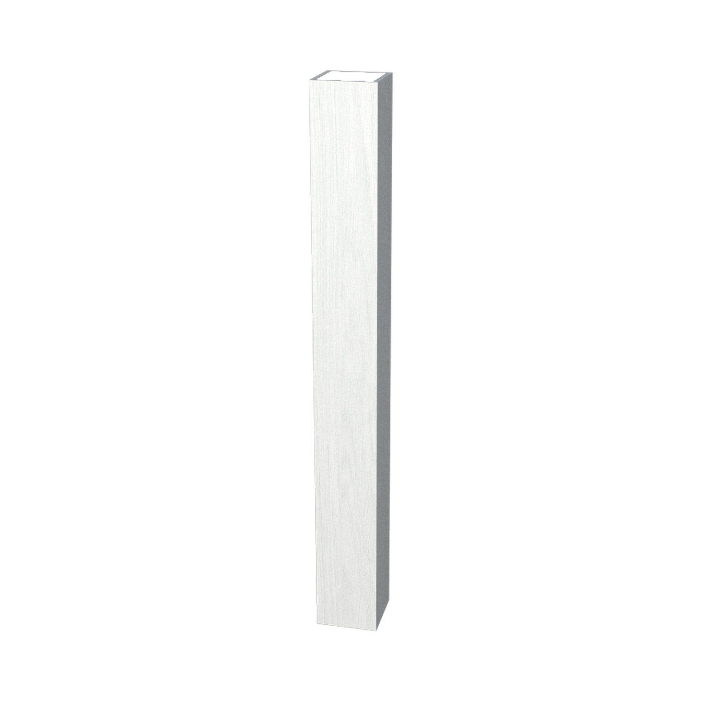 Clean Up/Down LED Wall Light in Organic White (15.75-Inch).
