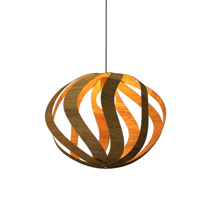 Clean Versatile Pendant Light in Louro Freijo.