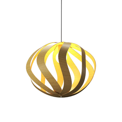 Clean Versatile Pendant Light in Organic Gold.
