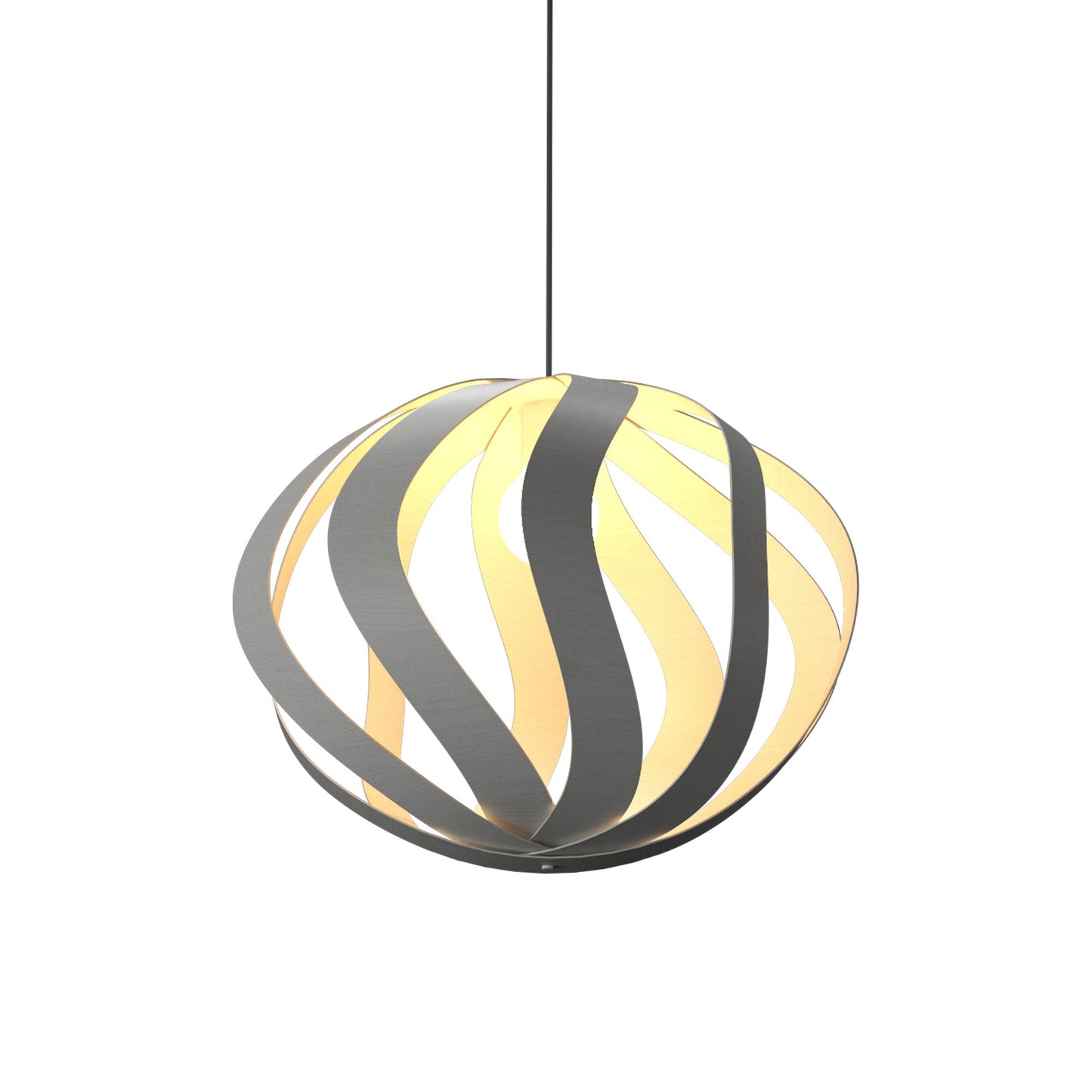 Clean Versatile Pendant Light in Organic White.