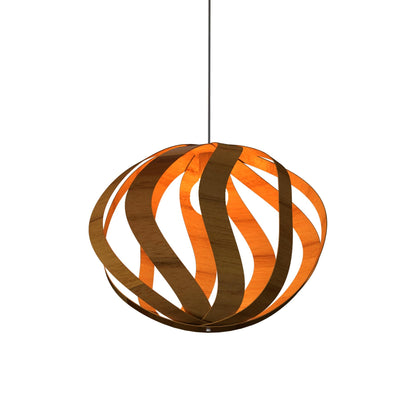Clean Versatile Pendant Light in Teak.