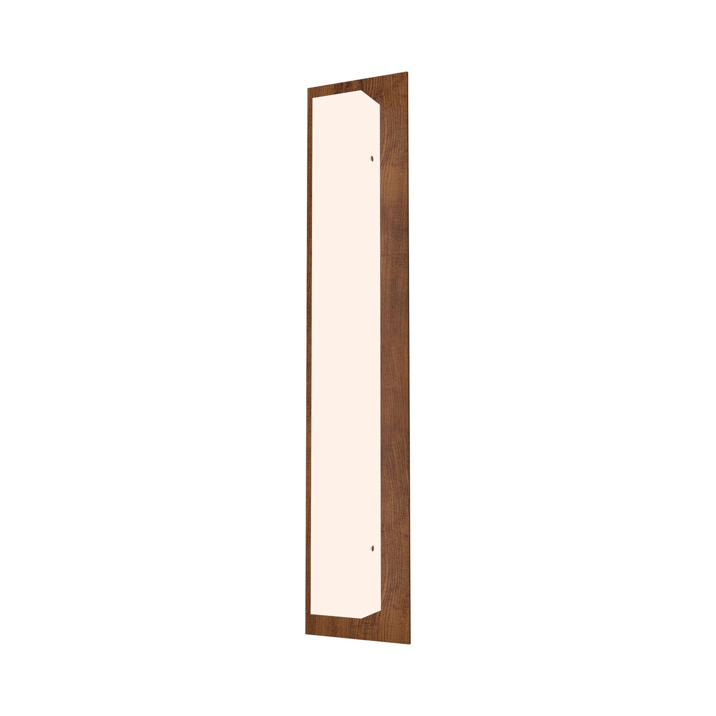 Clean Vertical Wall Light in Imbuia (3-Light).