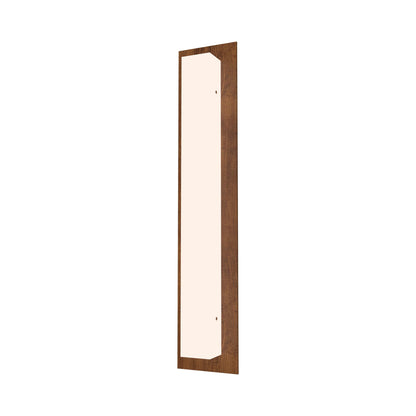 Clean Vertical Wall Light in Imbuia (3-Light).