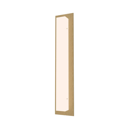Clean Vertical Wall Light in Sand (3-Light).