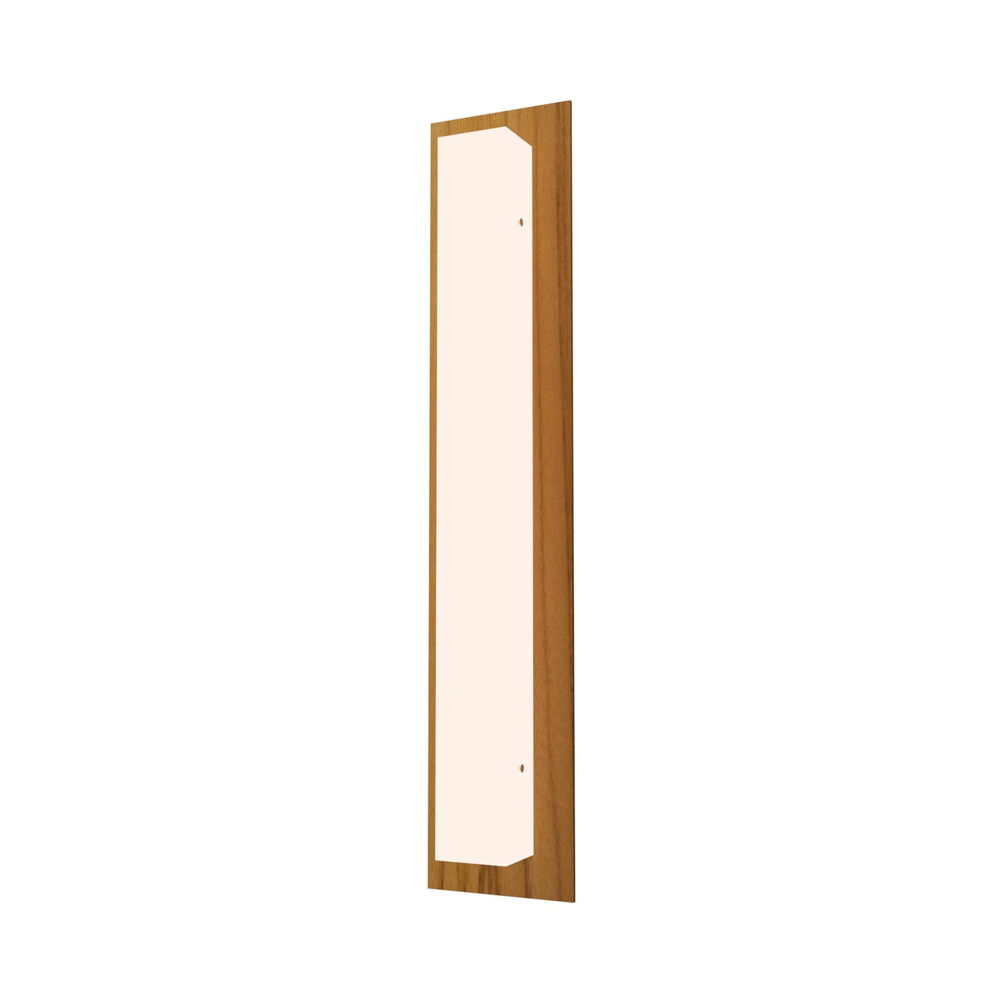 Clean Vertical Wall Light in Teak (3-Light).