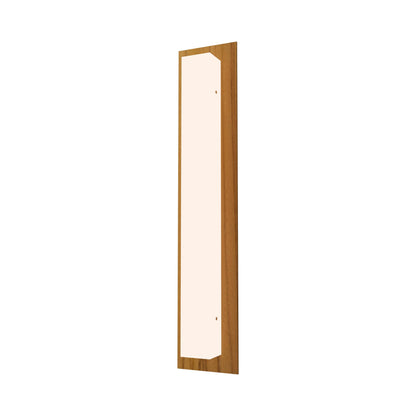 Clean Vertical Wall Light in Teak (3-Light).