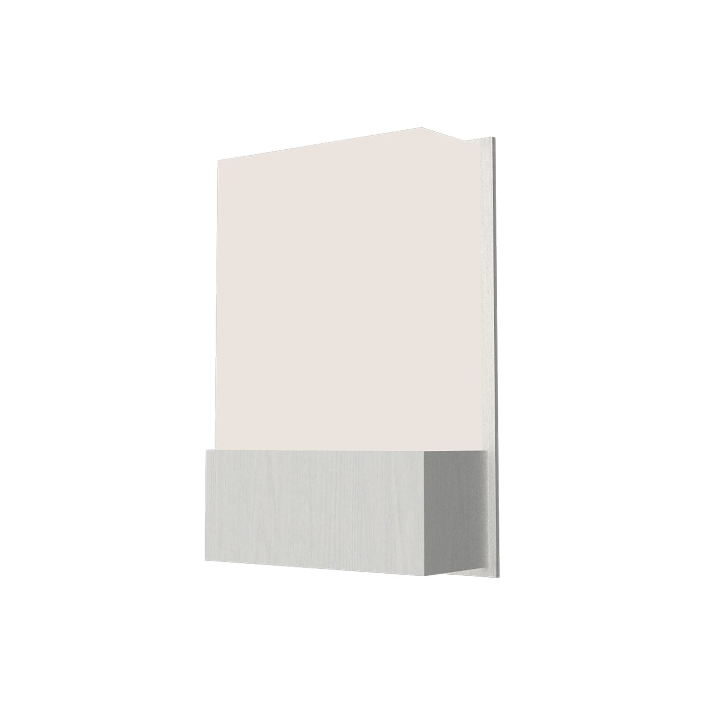 Clean Wall Light in Organic White (Wide).