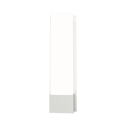 Clean Wall Light in Organic White (Tall).