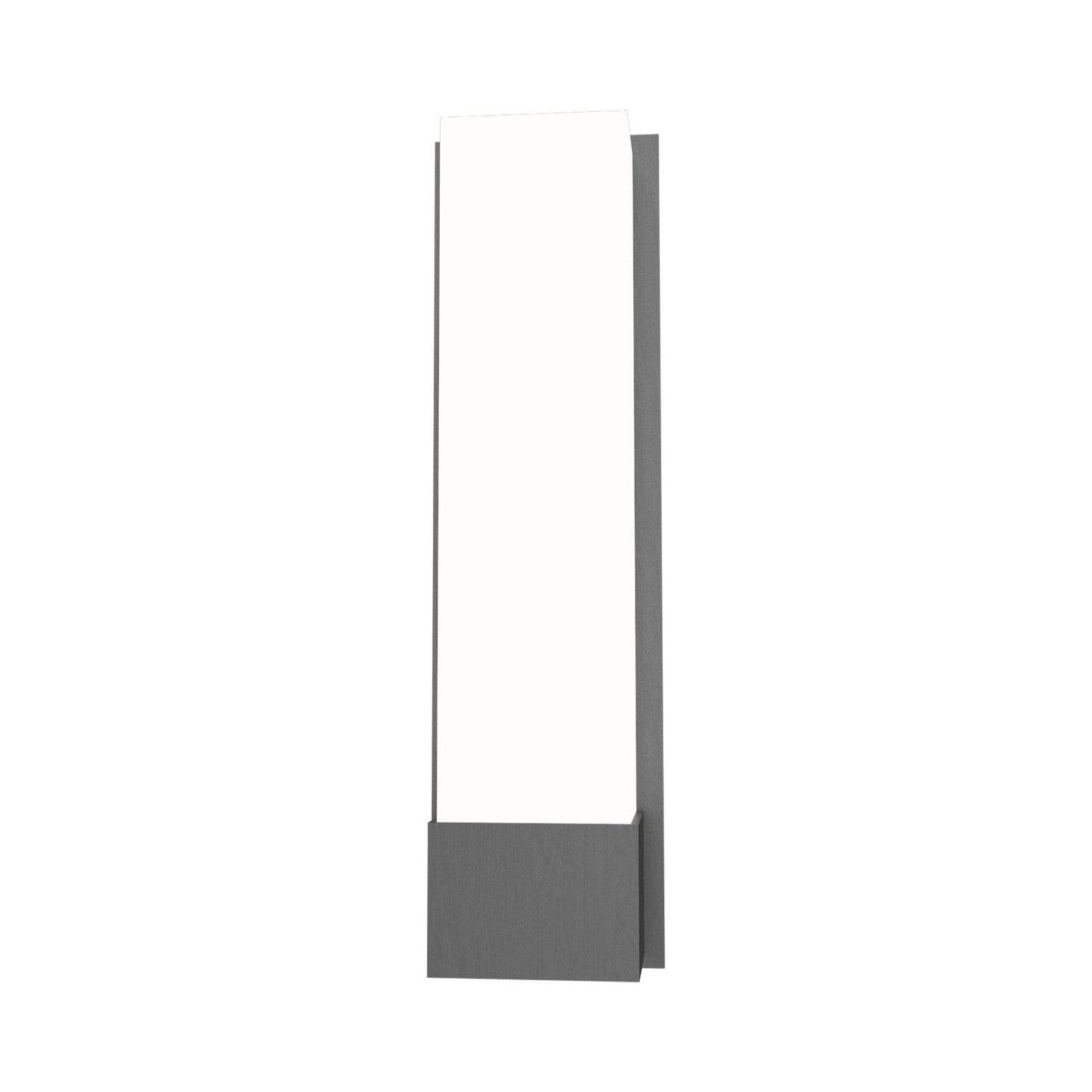 Clean Wall Light in Organic Lead Grey (Tall).