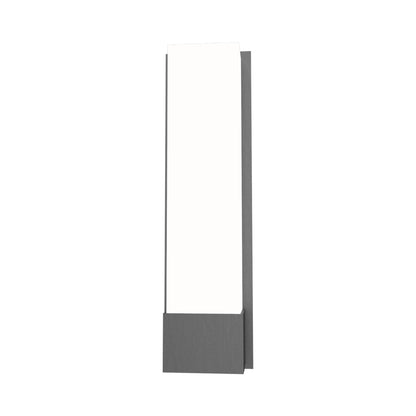 Clean Wall Light in Organic Lead Grey (Tall).