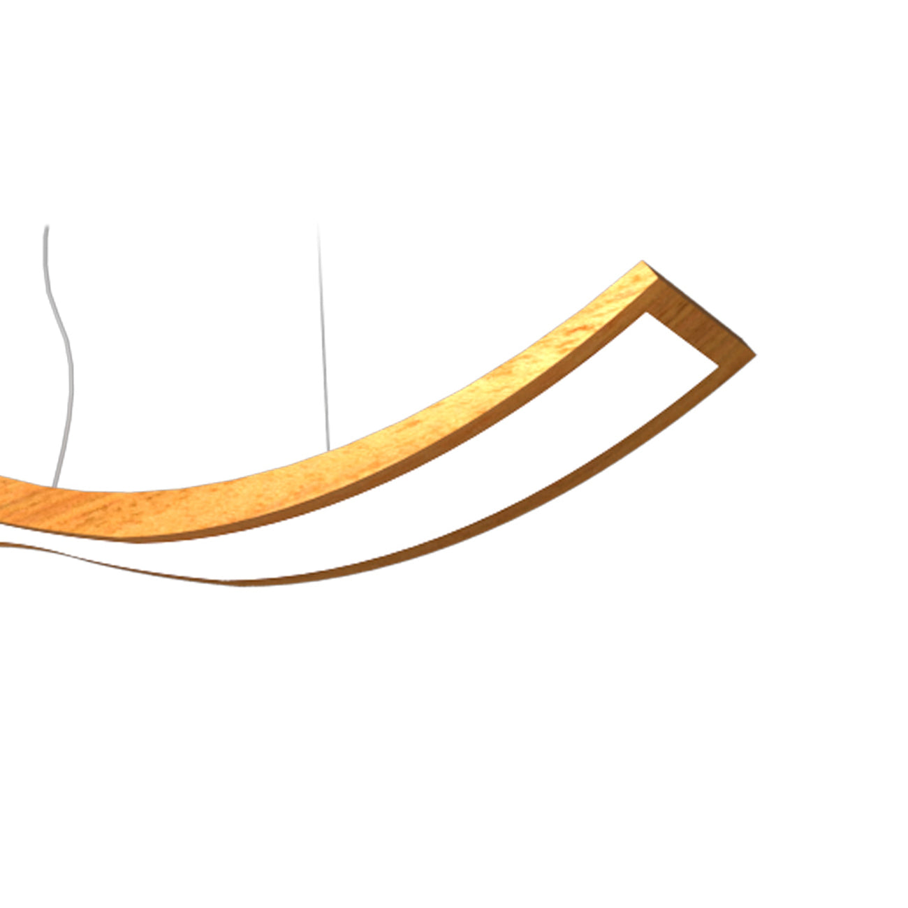 Clean Wave LED Pendant Light in Detail.