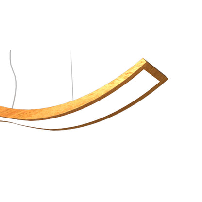 Clean Wave LED Pendant Light in Detail.