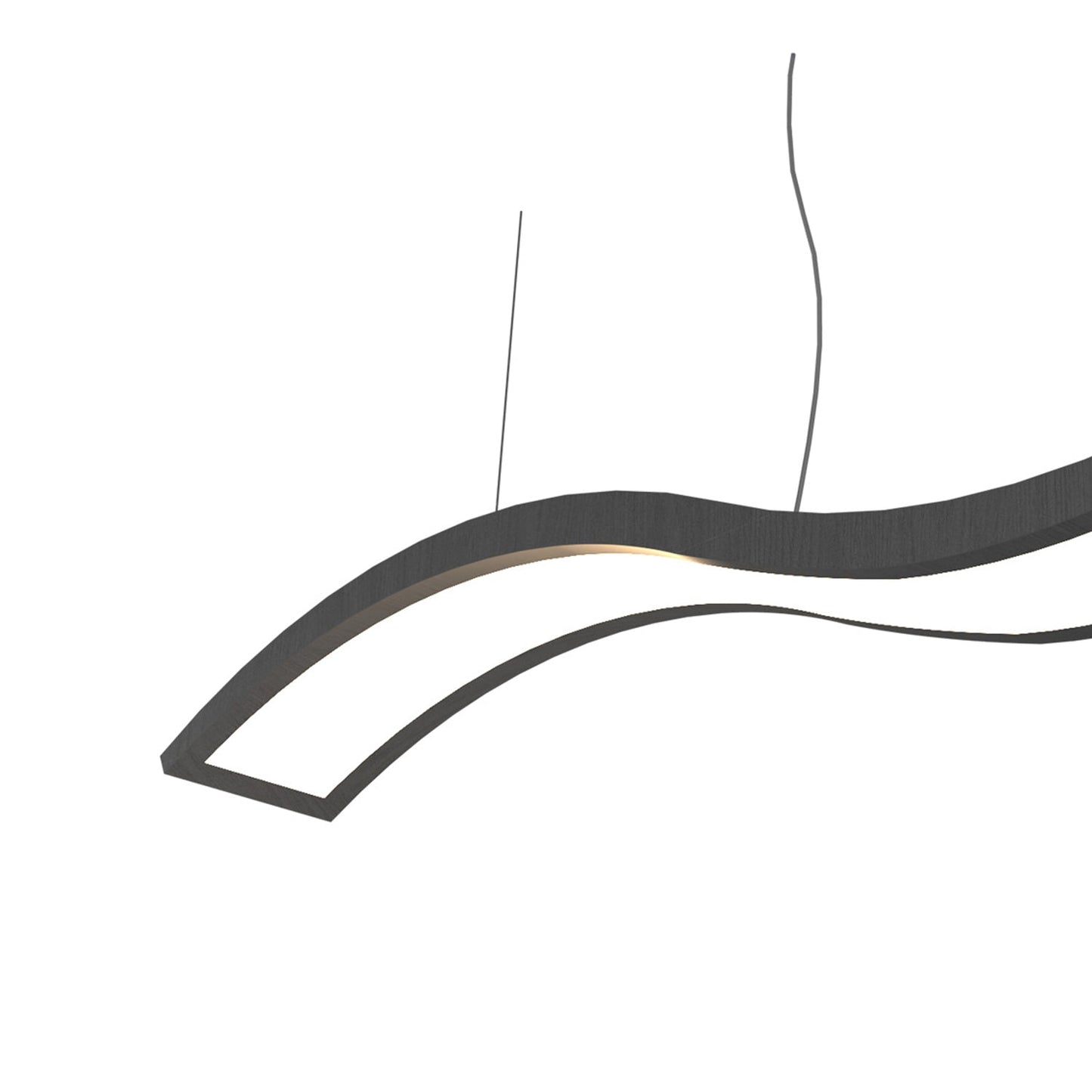Clean Wave LED Pendant Light in Detail.