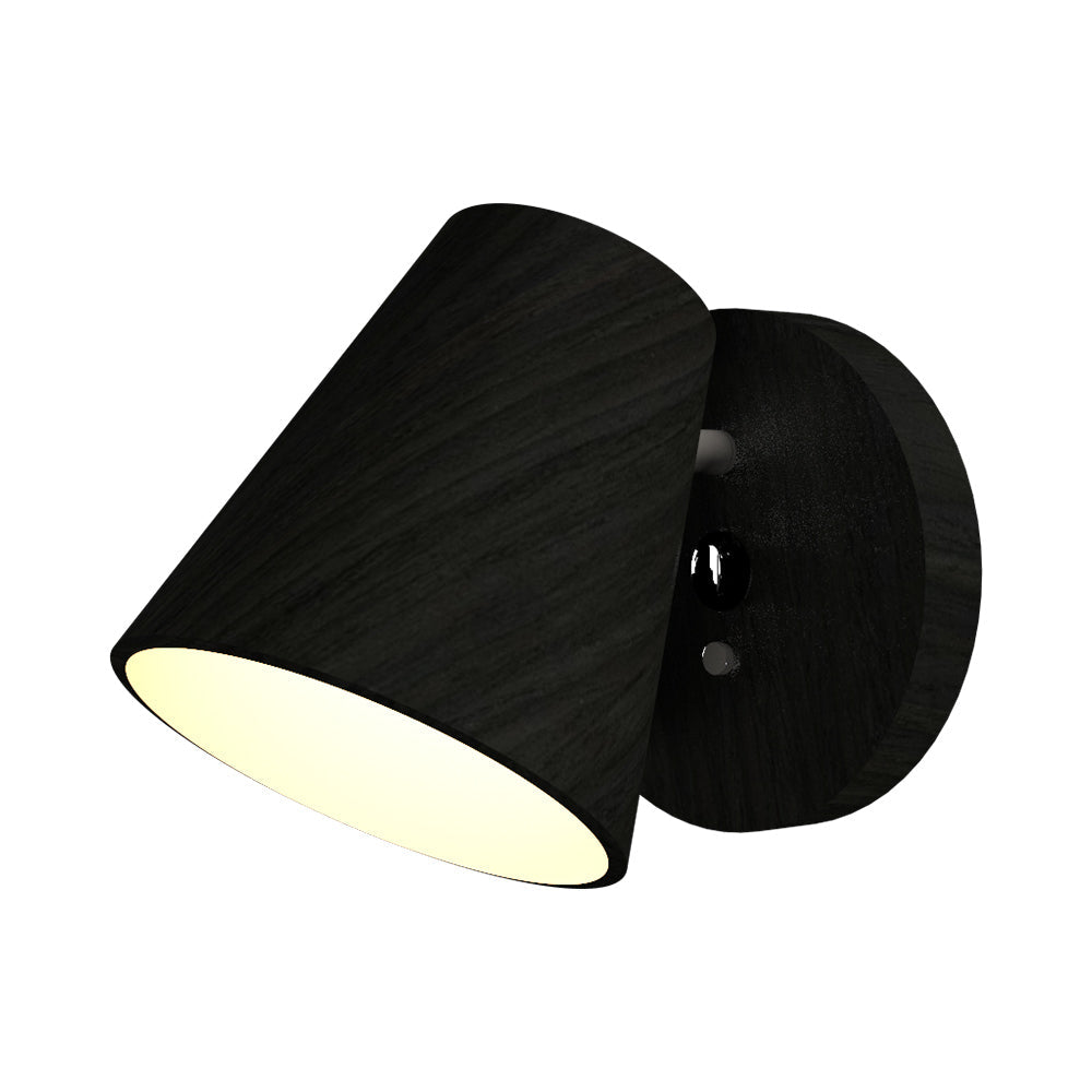 Conic Wall Light in Charcoal.